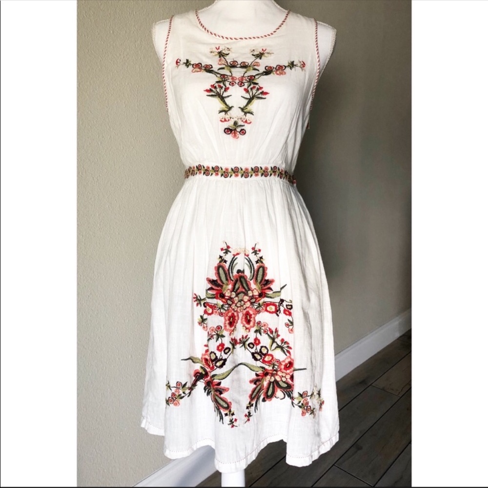 Boho Linen Dress